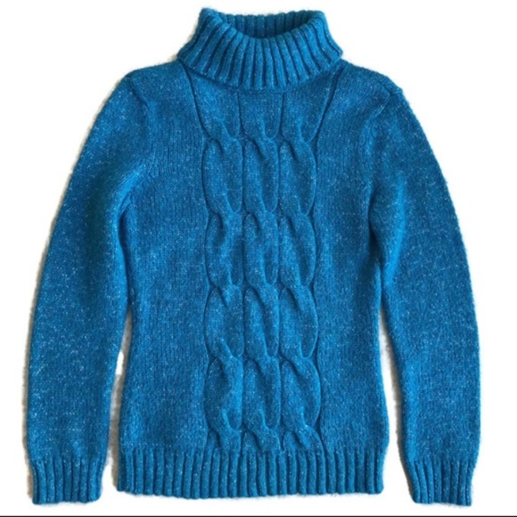 New York & Company Sweaters - New York & Company Teal Turtleneck Sweater-Sz M